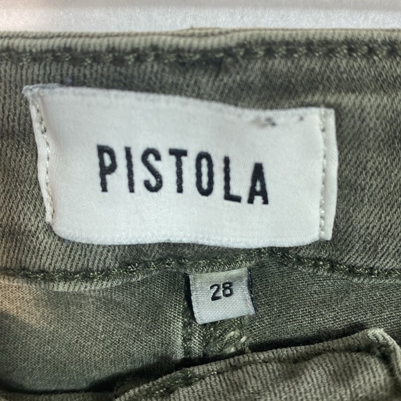 Pistola Olive Hunter Cargo Ankle Skinny Jeans size 28 - Picture 6 of 11